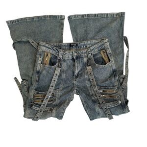 DOLLS KILL KISS GENERATION Low Rise Aurora Jeans